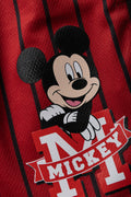 Mickey Mouse Mesh Shorts Red (1)