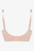 Padded Lace Trim Nursing Bra Pink (2)