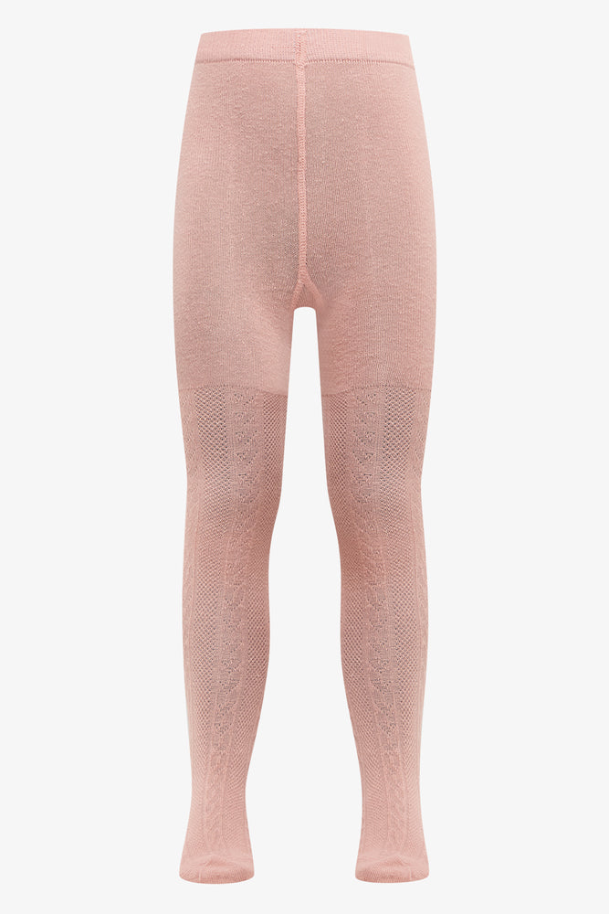 2 Pack Heart Tights Pink & White (2)