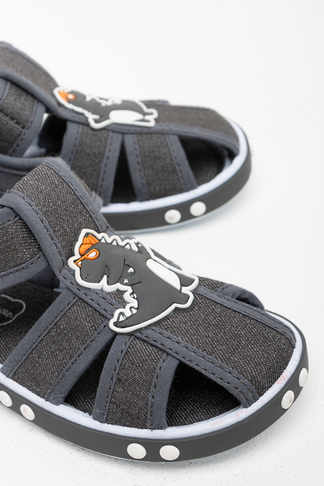 Dinosaur Sandal Grey (2)