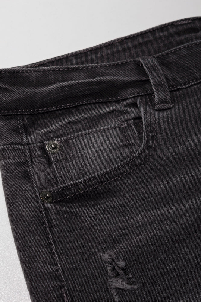 Rip And Repair Denim Jeans Grey (1)