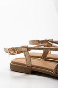 Diamante Strappy Sandal Metallic (3)