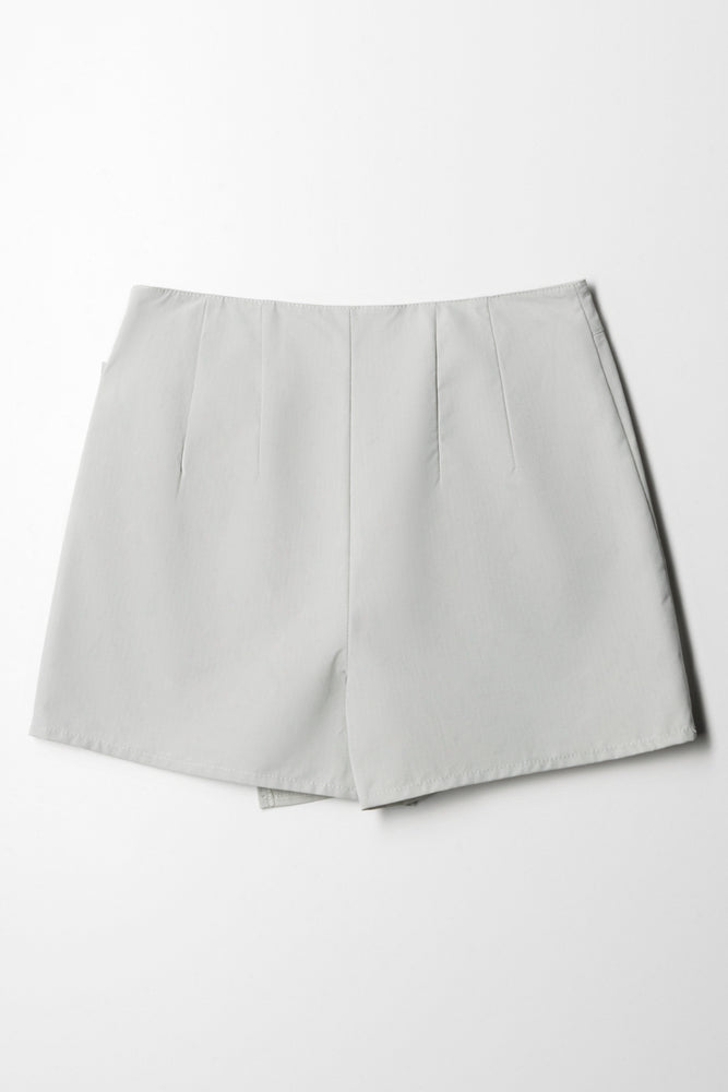 Side Buckle Skorts Light Grey (3)