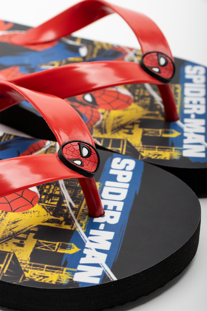 Spiderman Flip Flop Black (2)