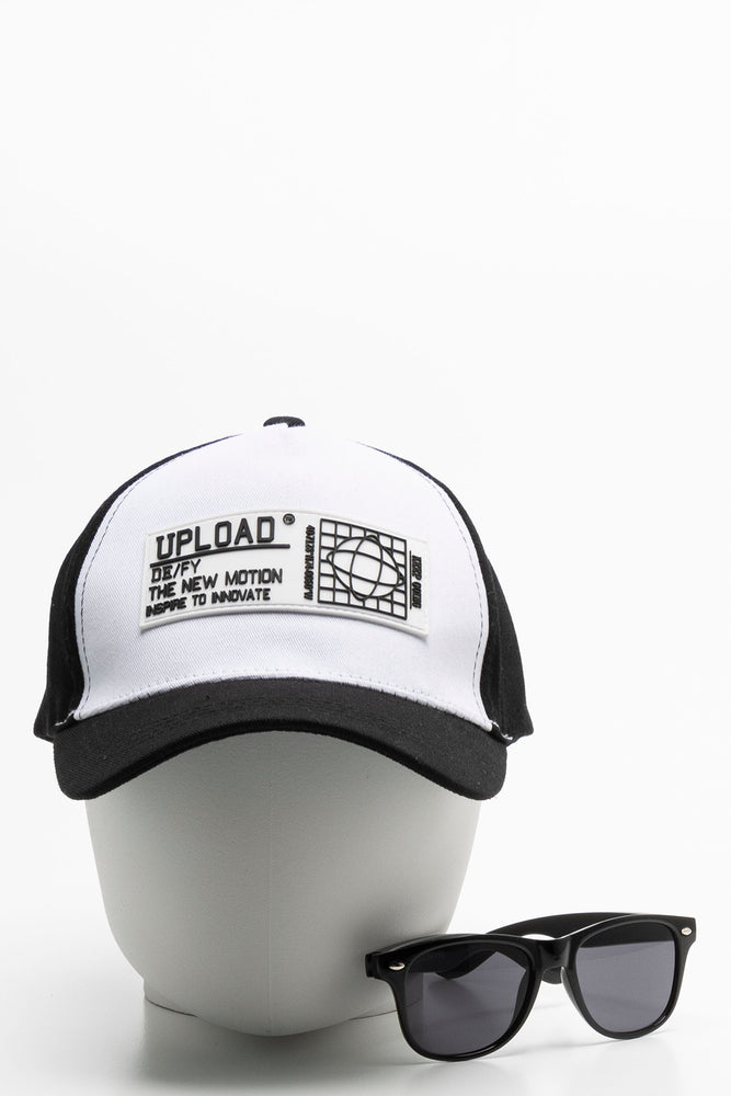 Cap And Sunglasses Set Black