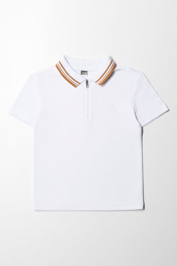 Textured Golfer White