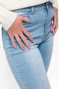 Flare Denim Jeans Light Blue (3)