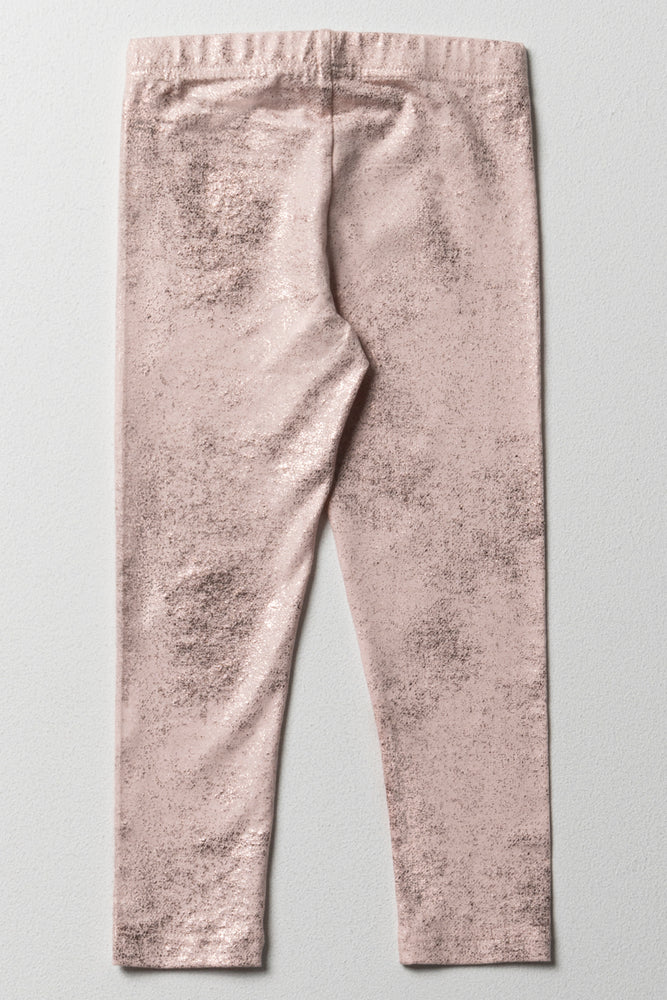 Foil Leggings Light Pink (2)