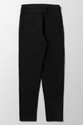 Tapered Denim Jeans Black (3)