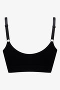 Seam-Free Front Fastener Bra Black (1)