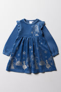 Frozen Dress Teal