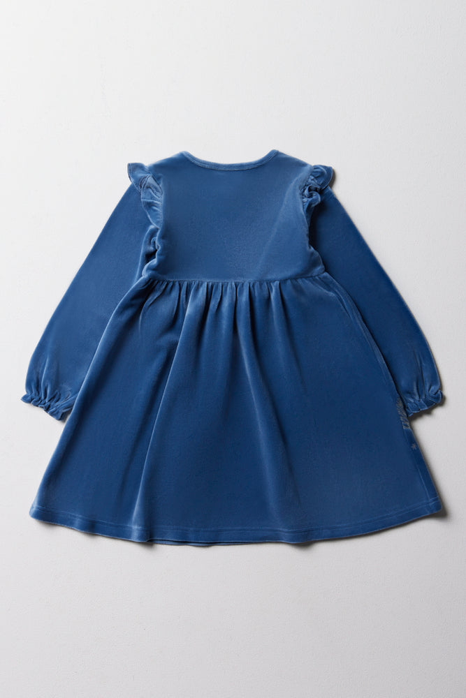 Frozen Dress Teal (3)