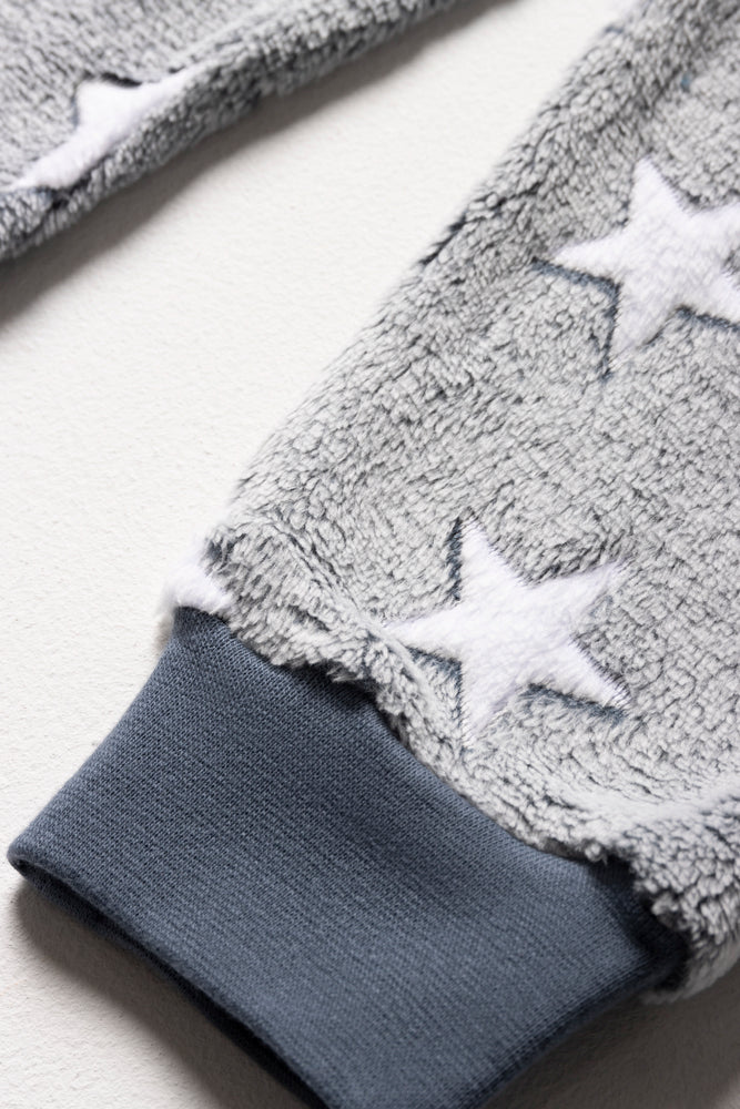 Star Long Sleeve Pyjamas Grey (2)