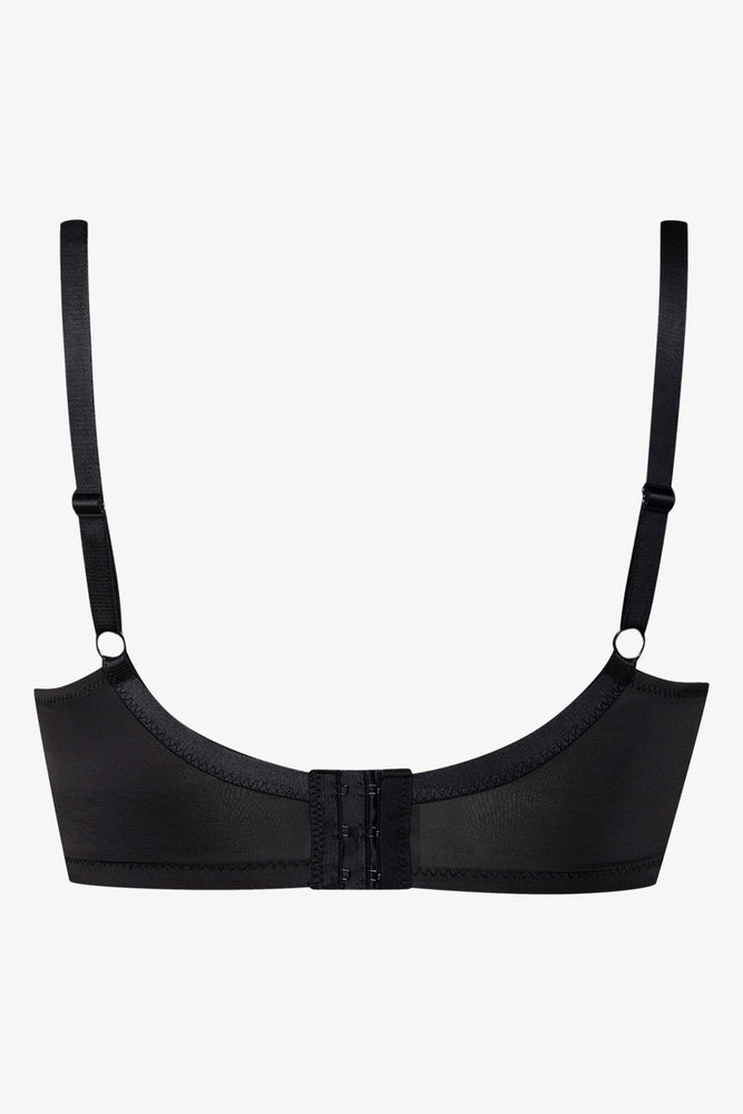 Plus Size T-Shirt Bra Black (1)