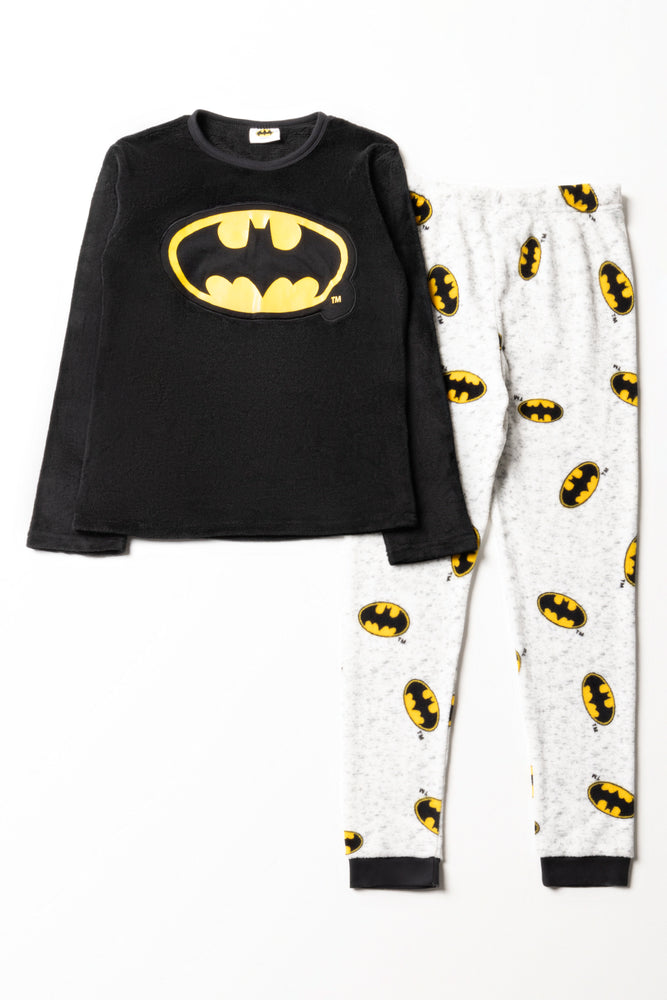 Batman Long Sleeve Pyjamas Black
