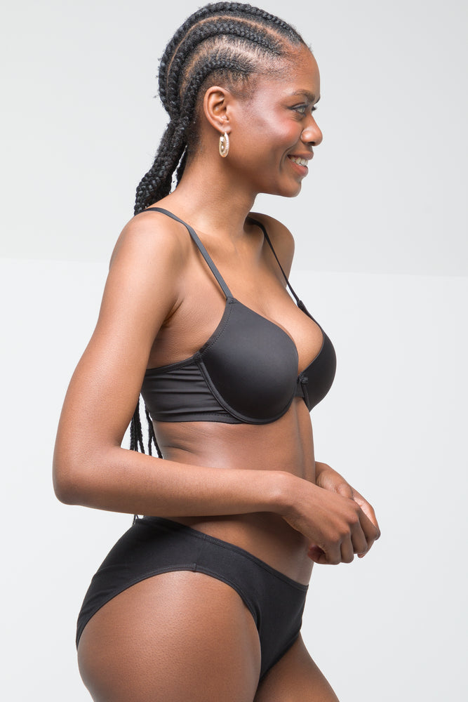 T-Shirt Bra Black (2)