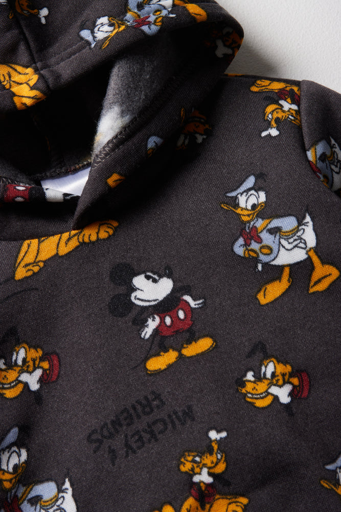 Mickey Mouse Hoodie Dark Grey