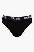 5 Pack Comfort Briefs Black (2)