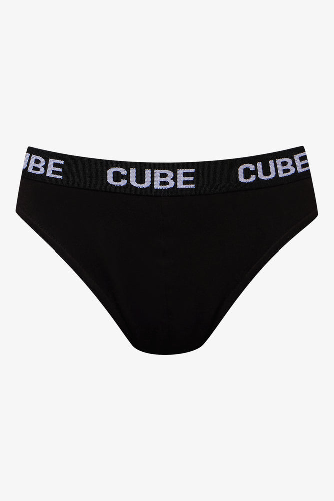 5 Pack Comfort Briefs Black (5)