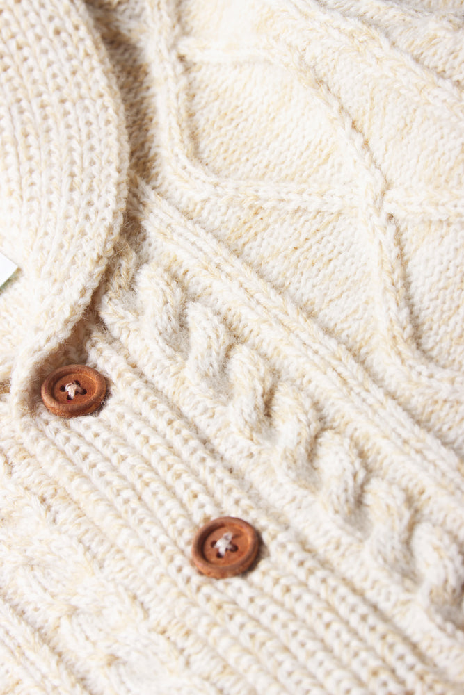 Button Through Cardigan Natural
