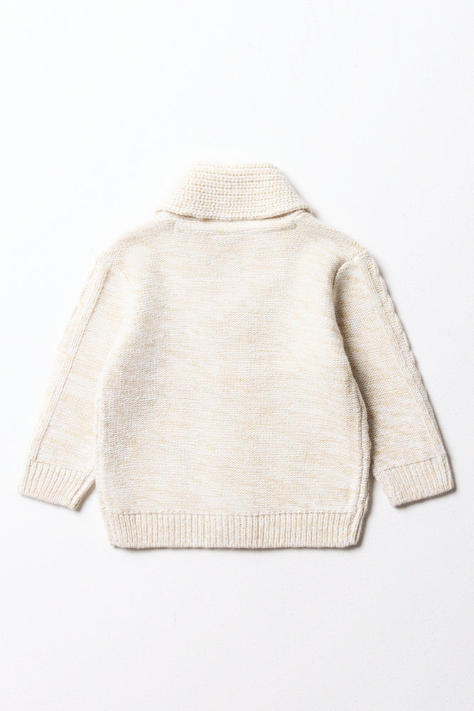 Button Through Cardigan Natural (2)
