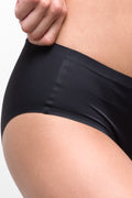 2 Pack Bonded Boyleg Panties Black & Natural (3)