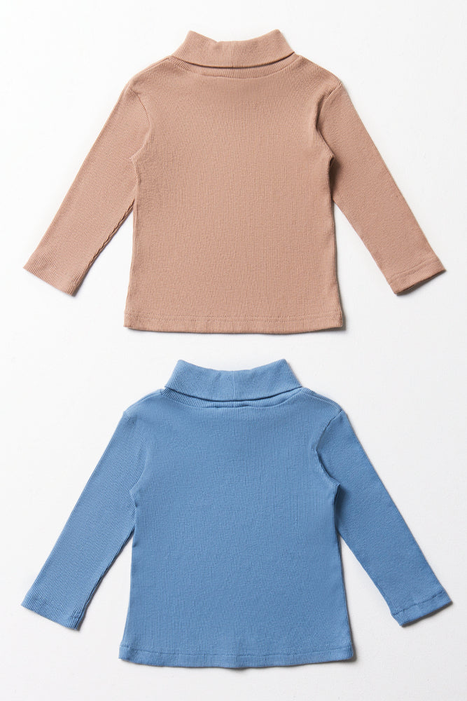 2PKT POLO TEE TAUPE BLUE (3)