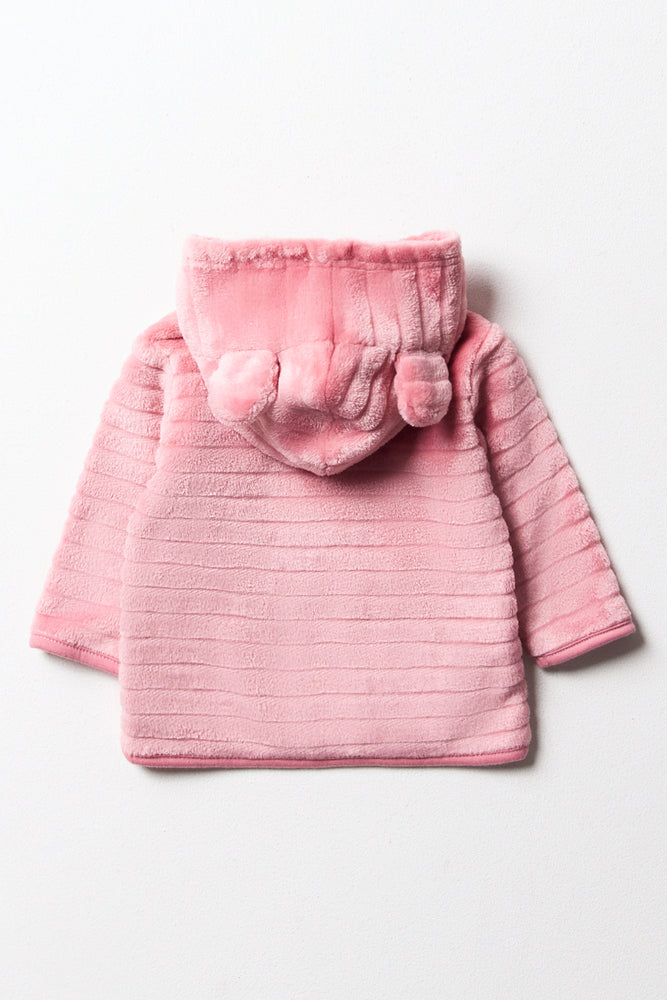 Fleece Jacket Pink (2)