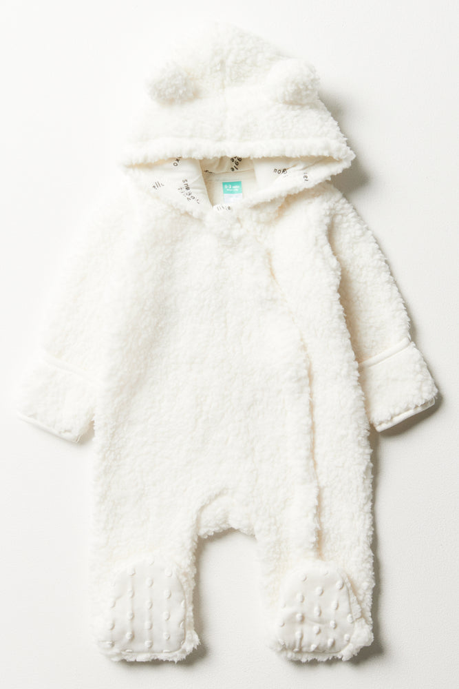 Sherpa Babygrow White