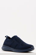 Knitted Trainer Navy (1)