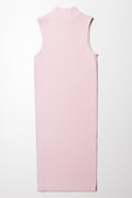Turtle Neck Sleeveless Dress Sweet Lilac (2)