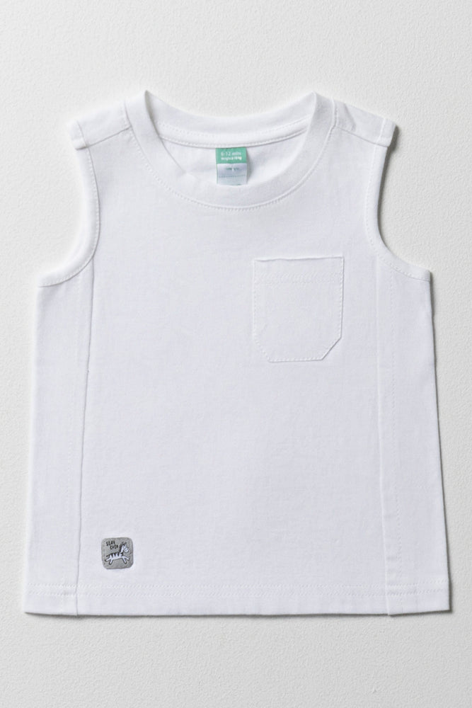 Sleeveless T-Shirt White