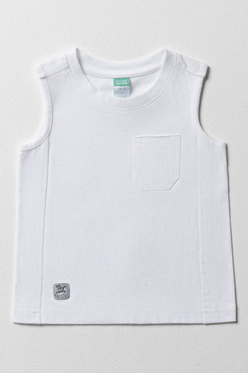 Sleeveless T-Shirt White
