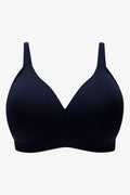 Plus Size 2 Pack Padded Wire Free Bras Navy & Natural (1)