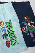 2 Pack Single Character Knit Shorts - Cotton (1)