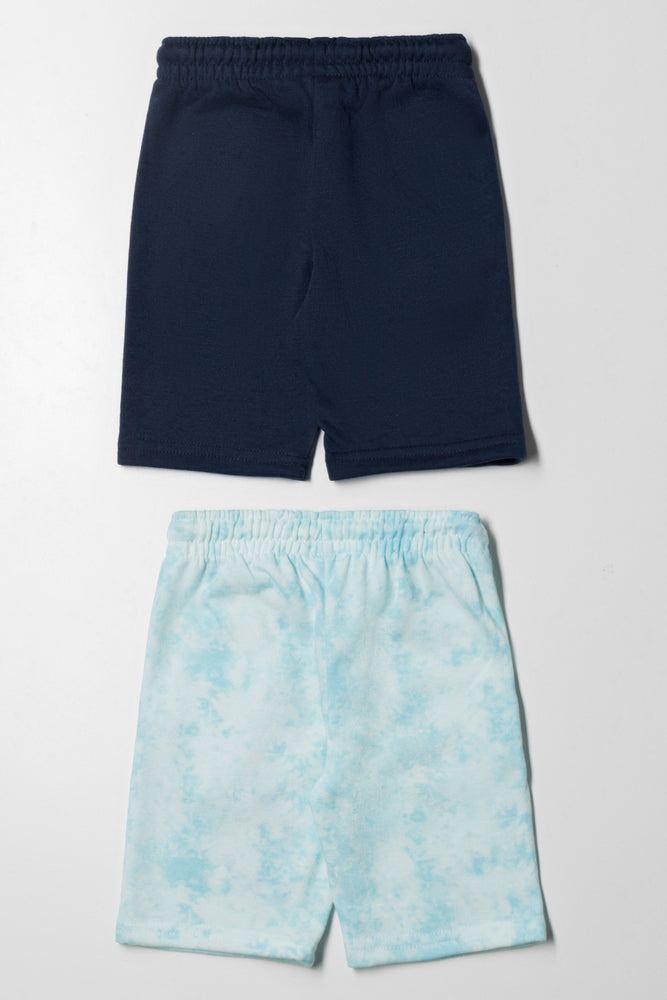 2 Pack Single Character Knit Shorts - Cotton (2)