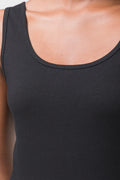 Built Up Strap Bodycon Dress Black (3)