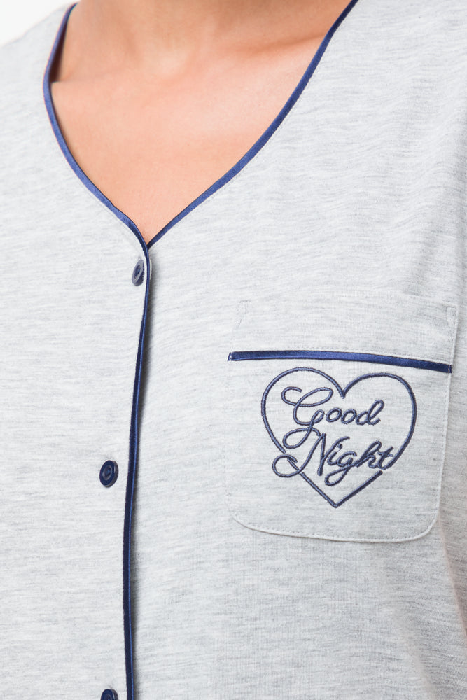 Spot Pyjamas Grey (3)