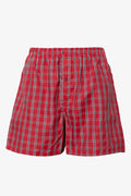 3 Pack Woven Boxer Red (3)
