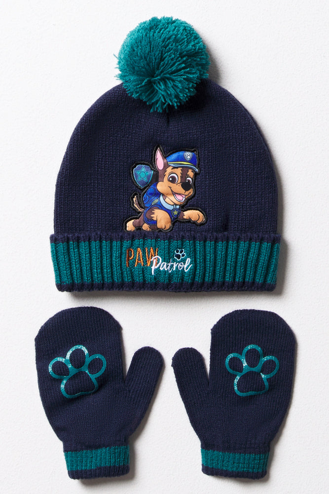 2 Piece Paw Patrol Hatset Blue (2)