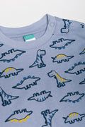 2 Pack Dino Pyjama Set Blue (3)