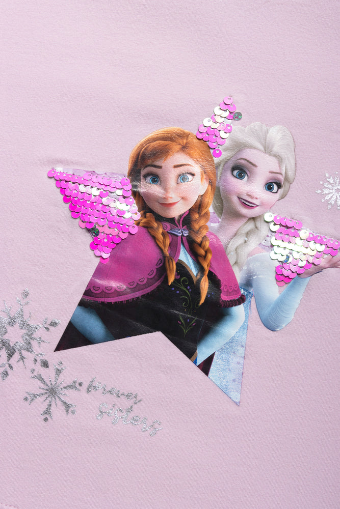 Frozen 3D Frill Top Pink (1)