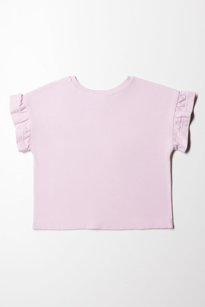 Frozen 3D Frill Top Pink (2)