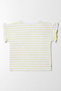 Frill Sleeve T-Shirt Green (2)