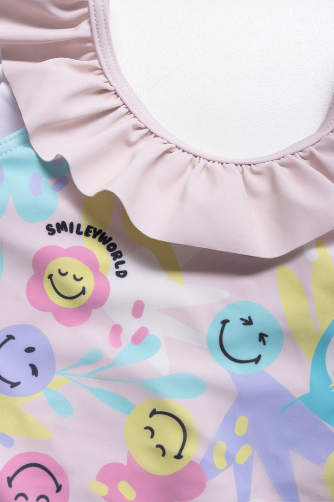 SmileyWorld Frill Swimsuit Multi
