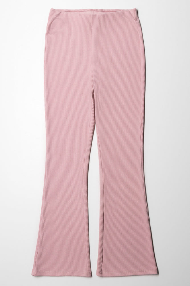 Rib Flare Legging Zephyr
