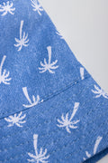 Palm Print Bucket Hat Blue (1)