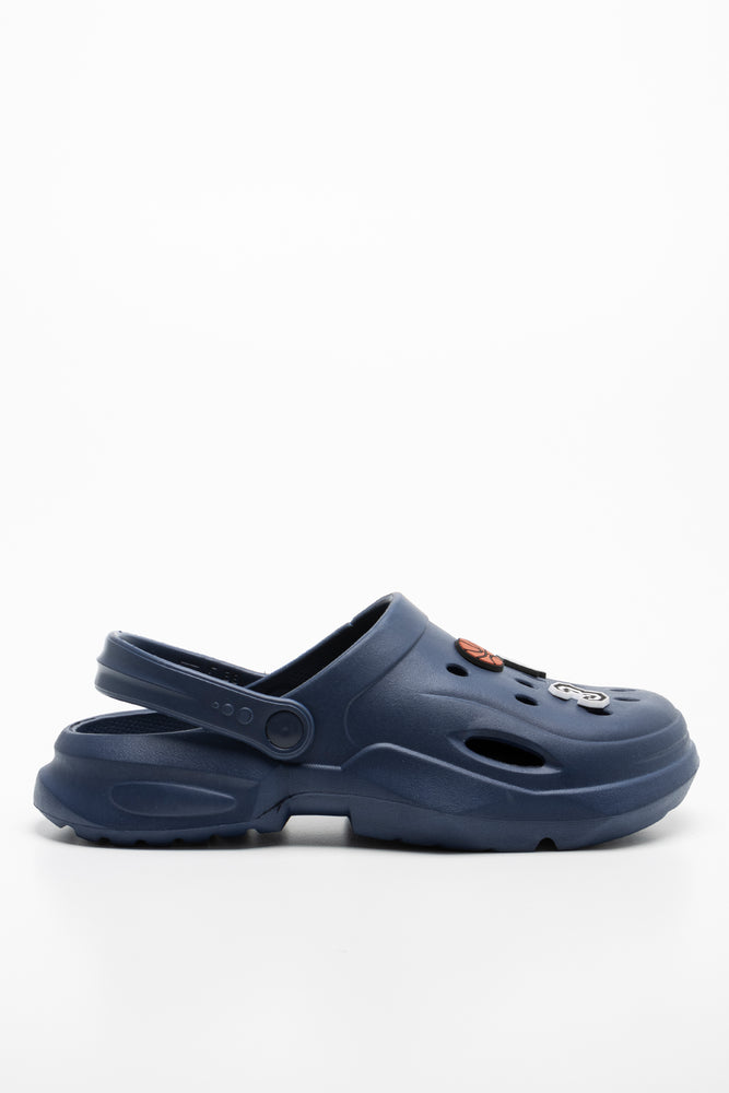 Charm Clog Navy (1)