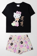 Hello Kitty Short Set Black