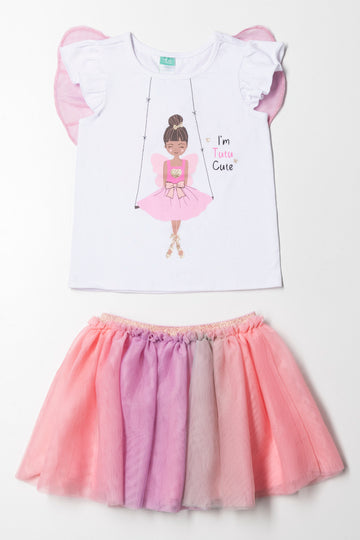 Tutu Skirt Set Pink